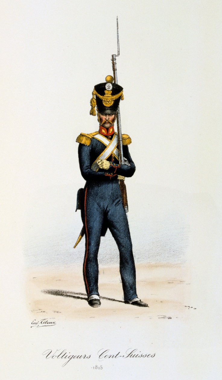 Voltigeurs, Cent-Suisses - Eugene Titeux