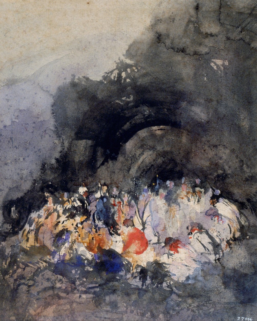 Groupe de figures - Eugenio Lucas Velázquez