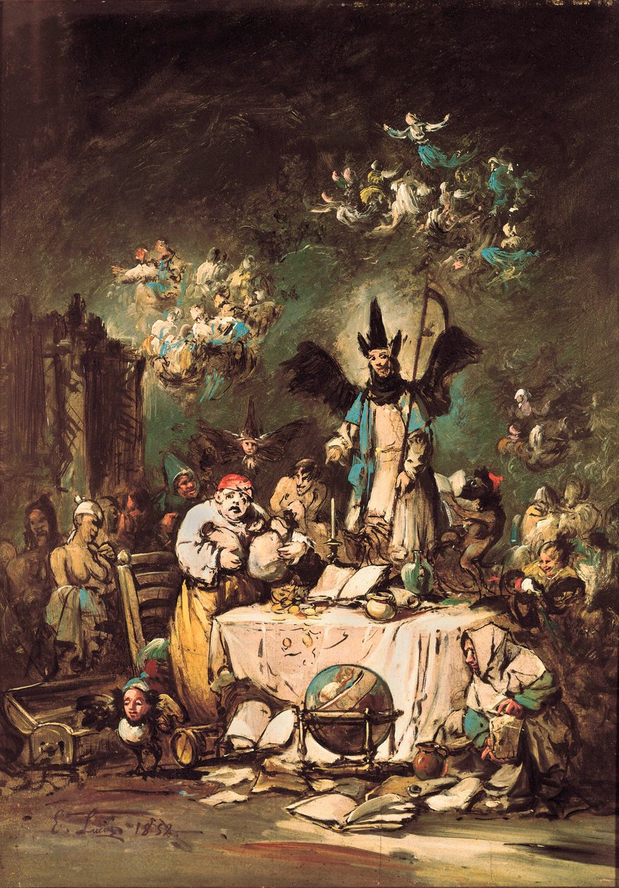 Caprice allégorique - Eugenio Luca y Velasquez
