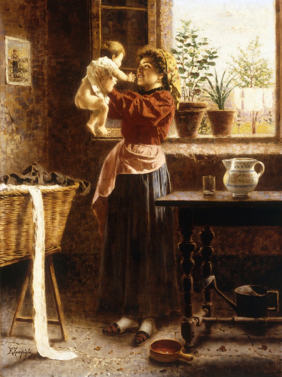 Un moment tendre - Eugenio Zampighi