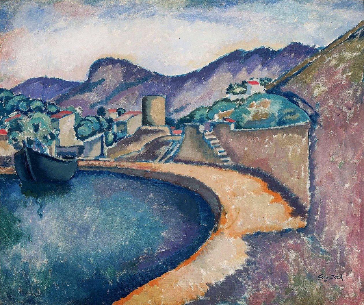 Paysage côtier dans le sud - Eugeniusz Zak
