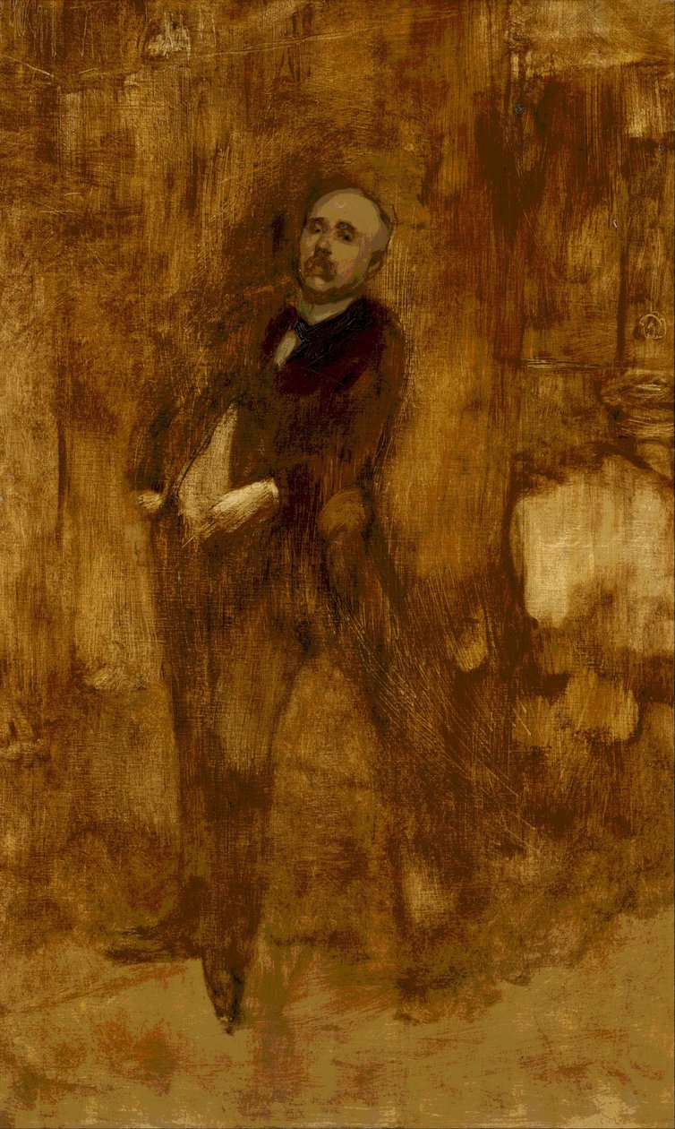 Portrait de Clemenceau - Eugène Carrière