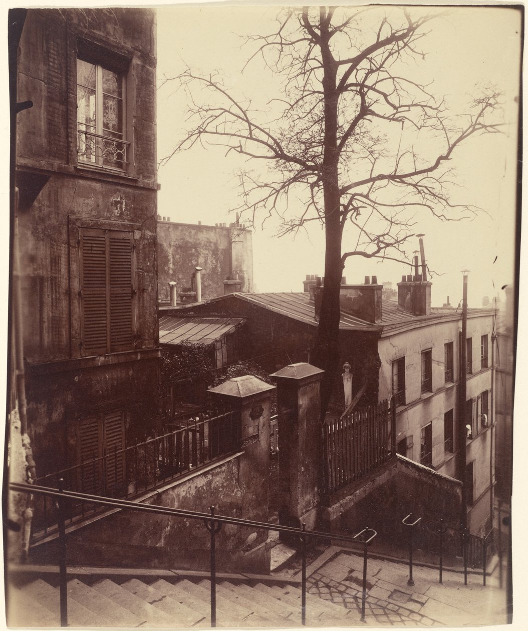 [Escalier, Montmartre] - Eugène Atget
