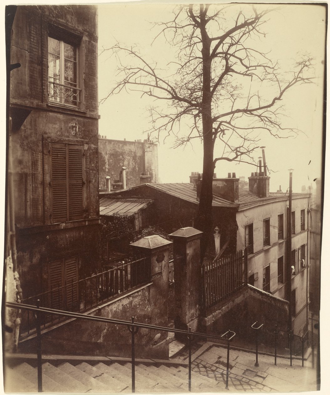 Escalier, Montmartre, 1921 - Eugène Atget