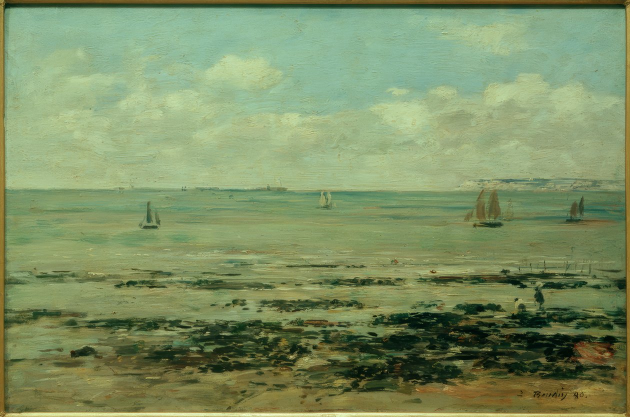 La marée basse - Eugene Louis Boudin