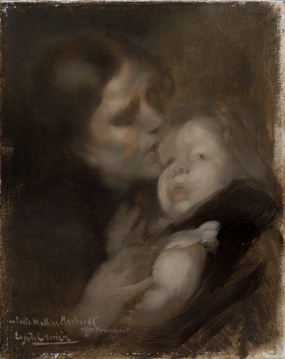 Mère et enfant, vers 1890 - Eugène Carrière