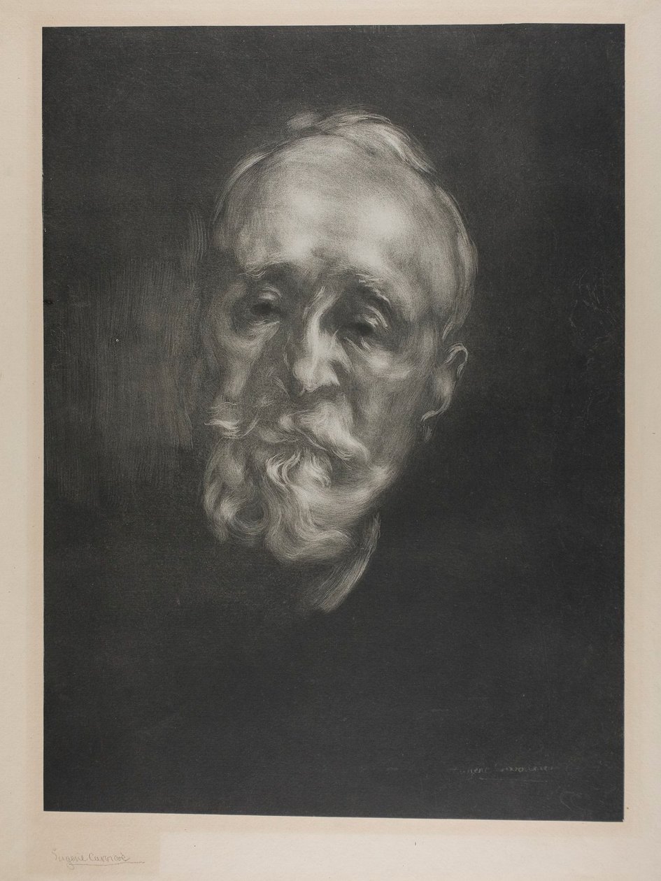 Portrait de Puvis de Chavannes - Eugène Carrière