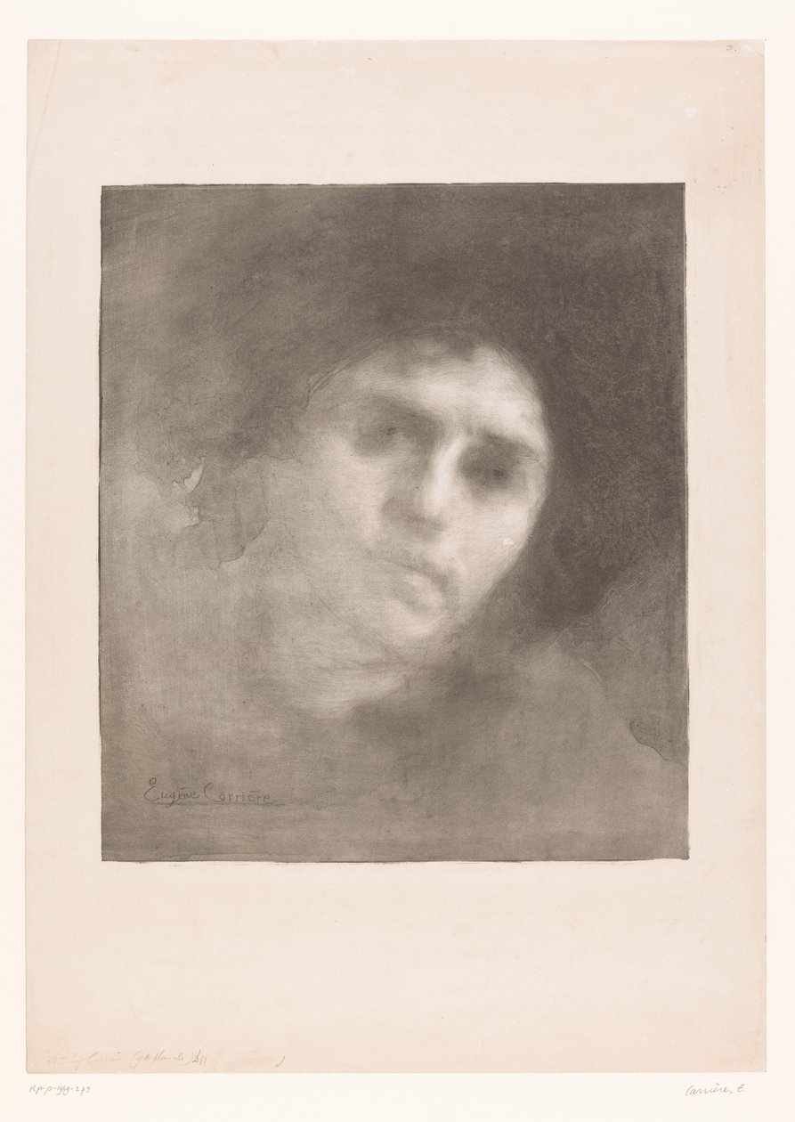 Portrait de Madame Carrière - Eugène Carrière