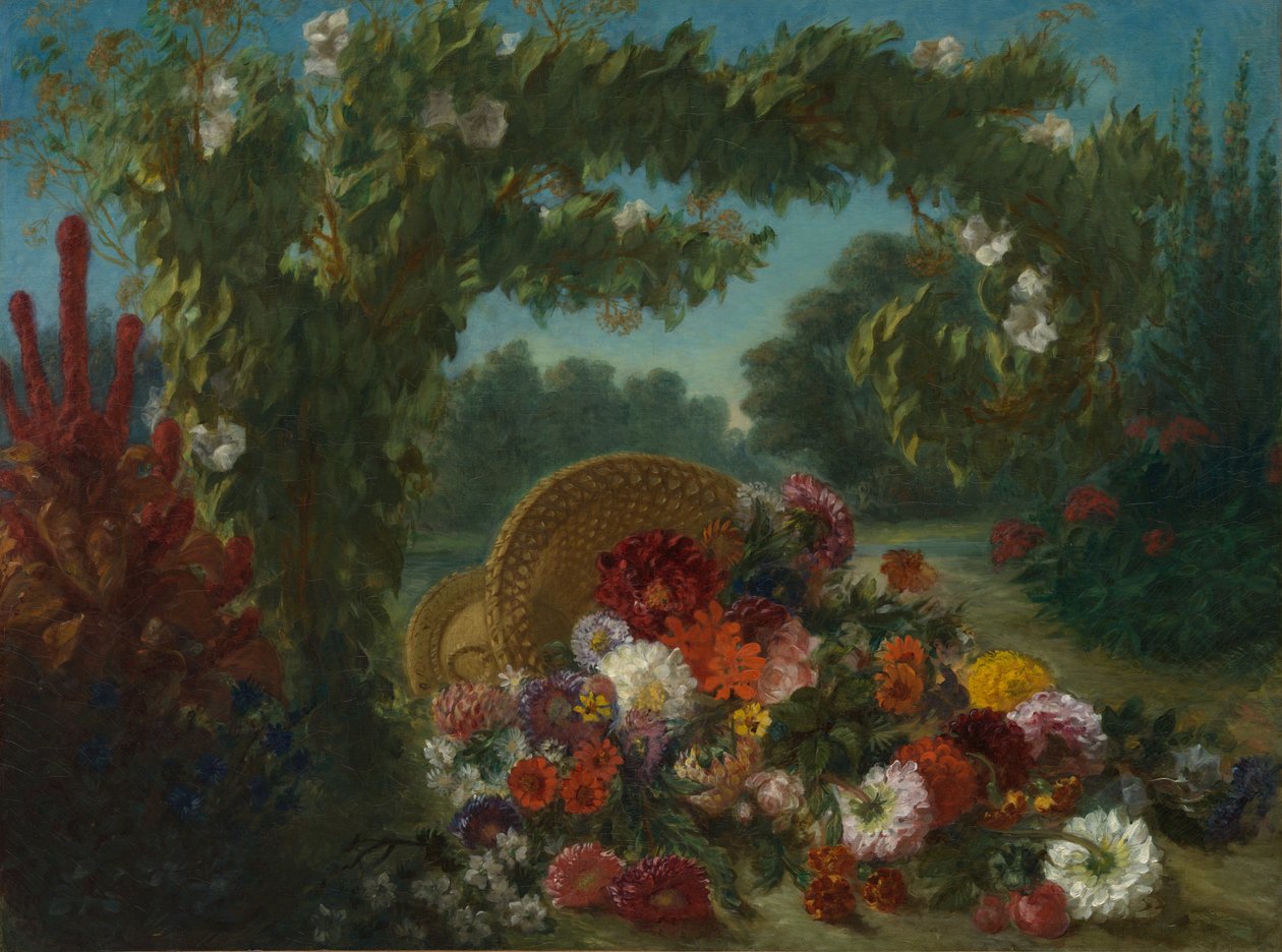 Panier de fleurs, 1848-49 - Eugène Delacroix
