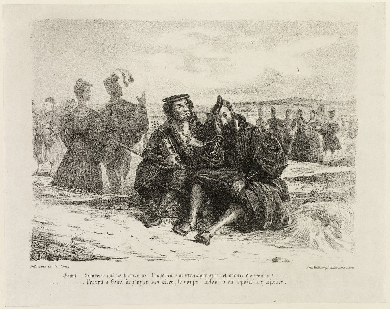 Faust et Wagner - Eugène Delacroix