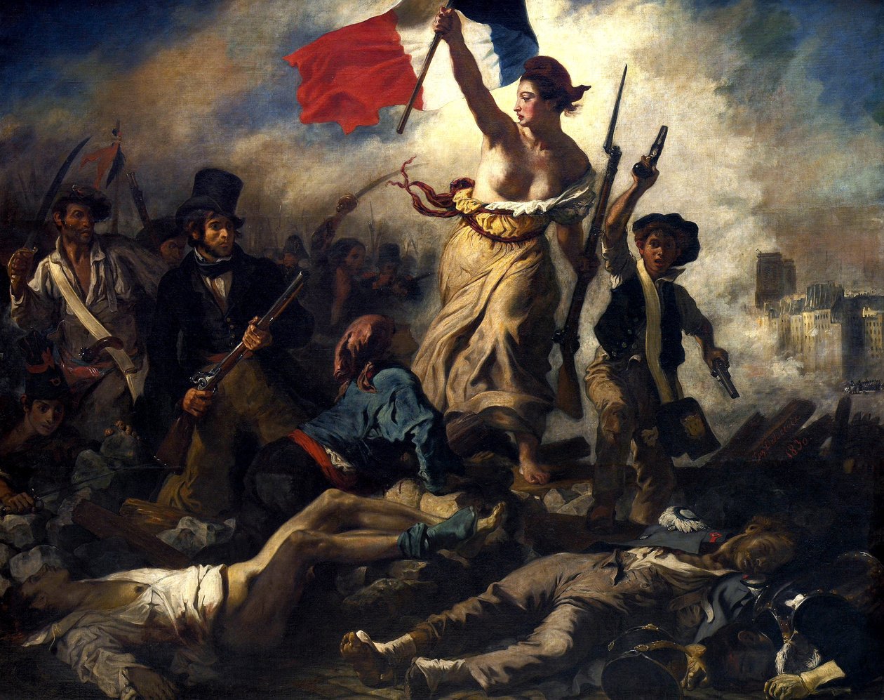 La liberté au service du peuple - Eugène Delacroix