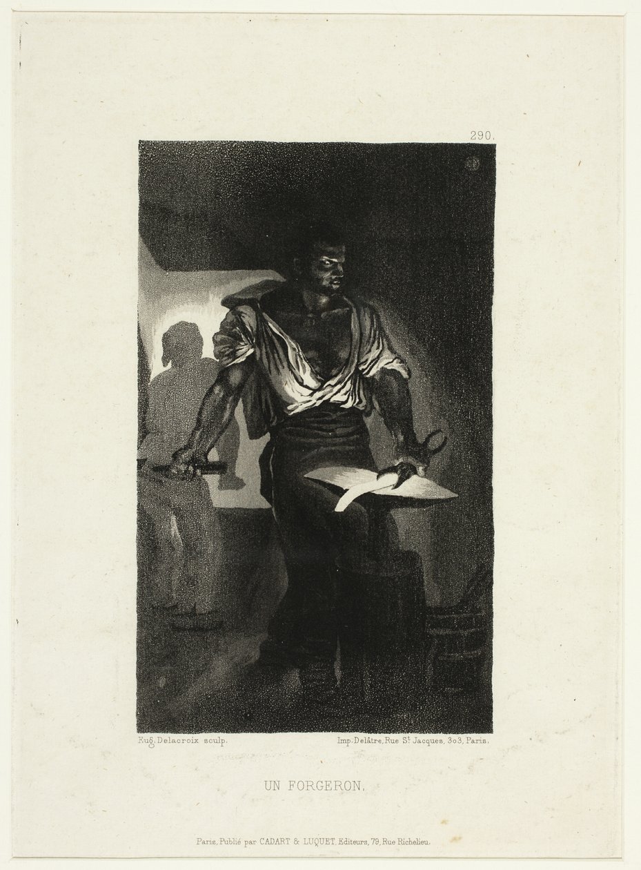 Le Forgeron - Eugène Delacroix