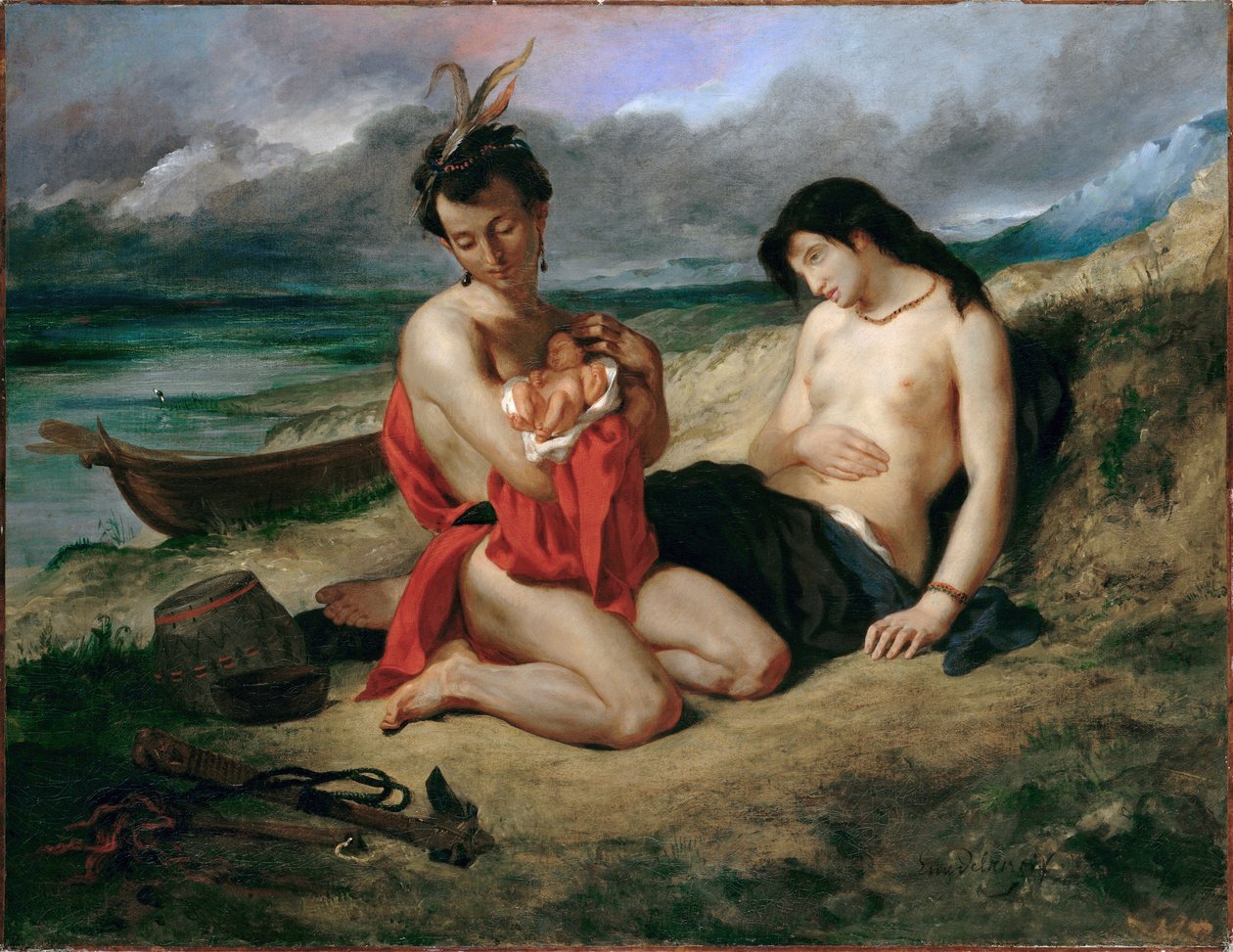 Les Natchez - Eugène Delacroix