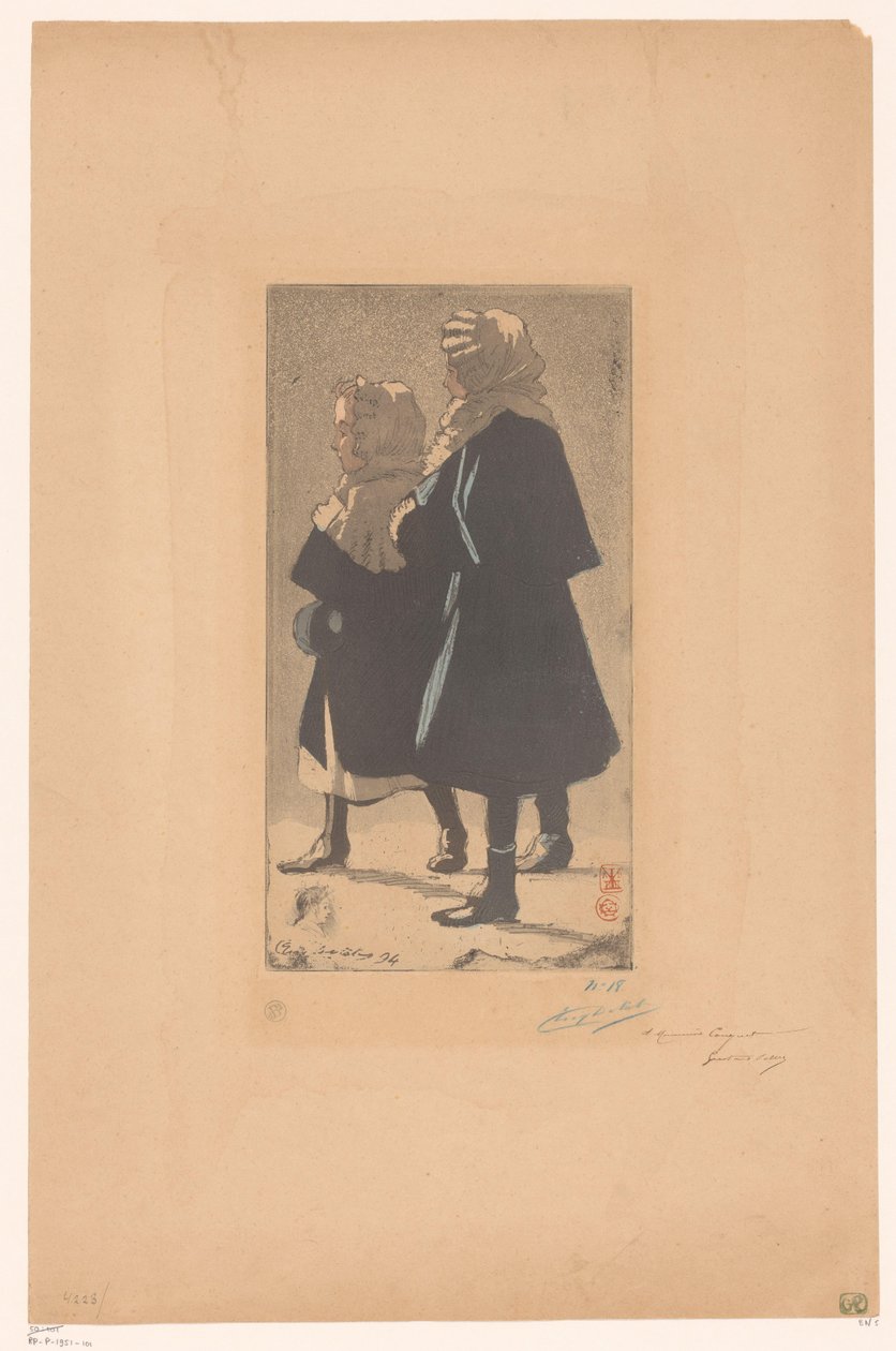 Deux filles en vêtements d