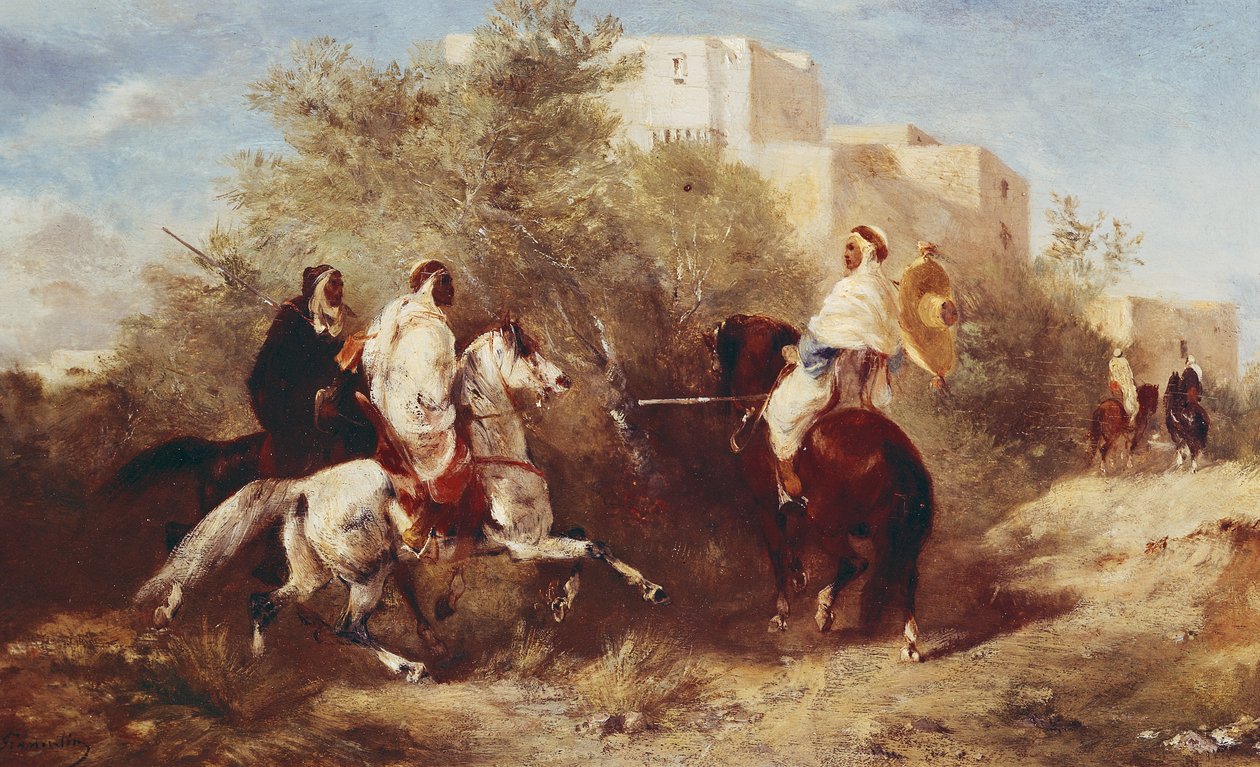 Cavaliers arabes - Eugène Fromentin
