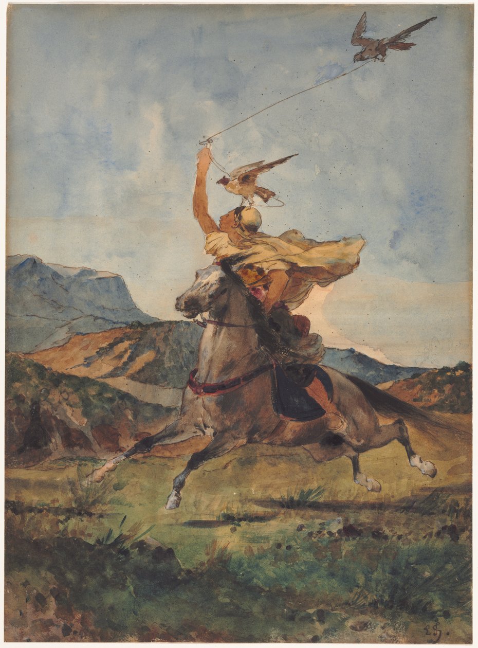 Le fauconnier - Eugène Fromentin