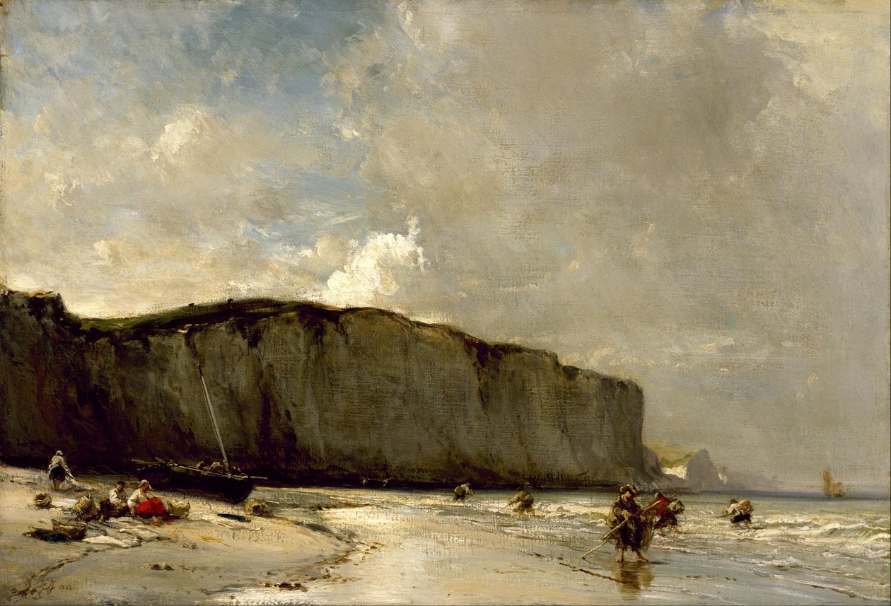 Vue sur la côte normande - Eugene Isabey