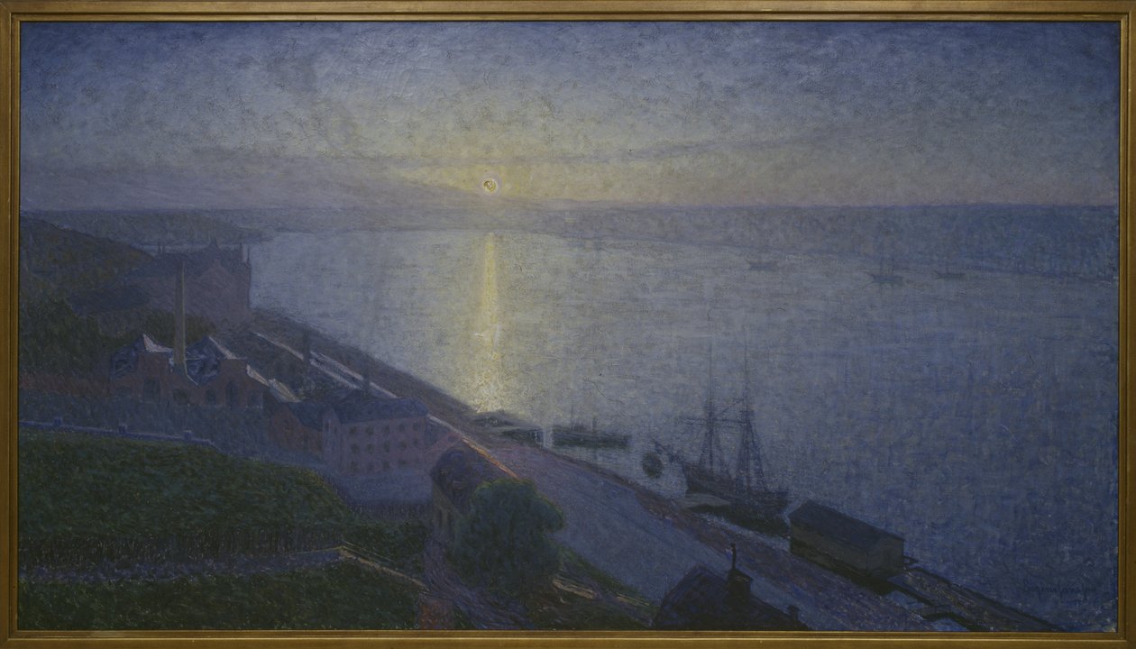 Coucher de soleil, 1895 - Eugène Jansson
