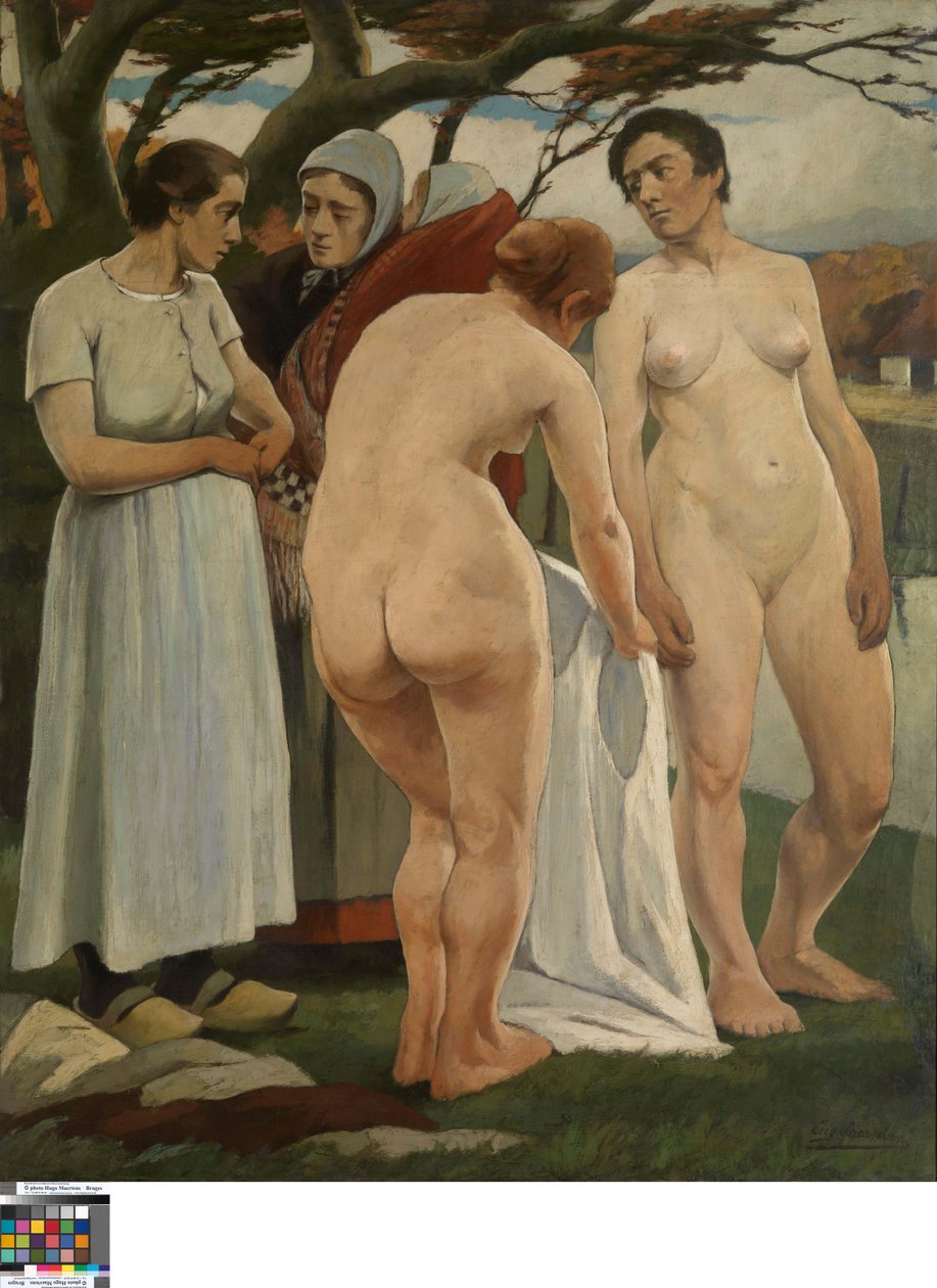 Baignade des femmes - Eugene Laermans