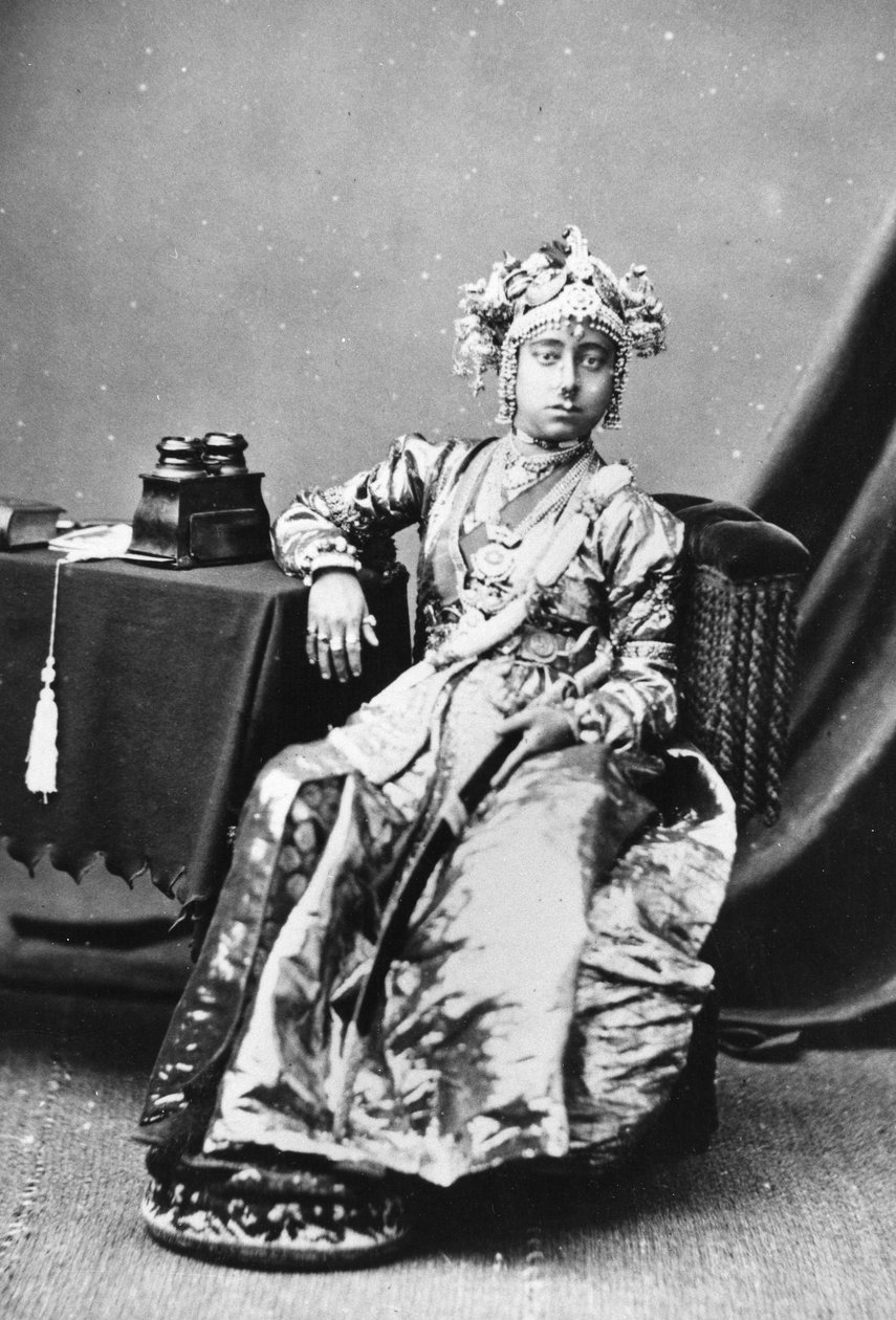 Princesse de Tanjore, 1877 - European Photographer