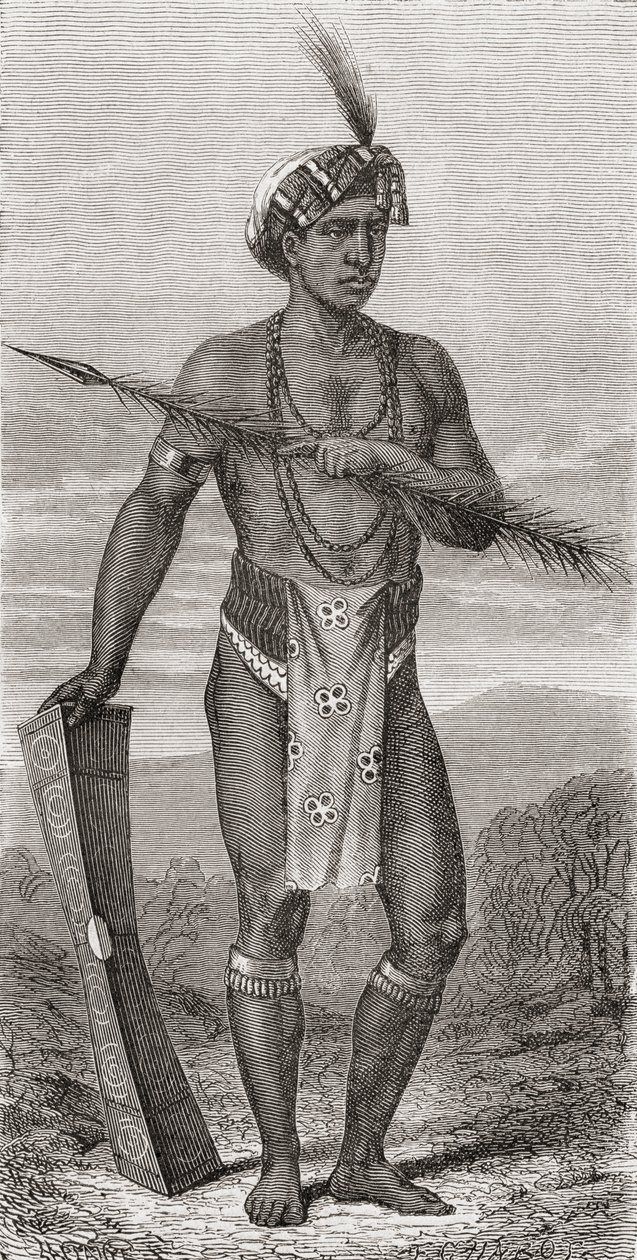 Un natif de Manado, Célèbes, de 