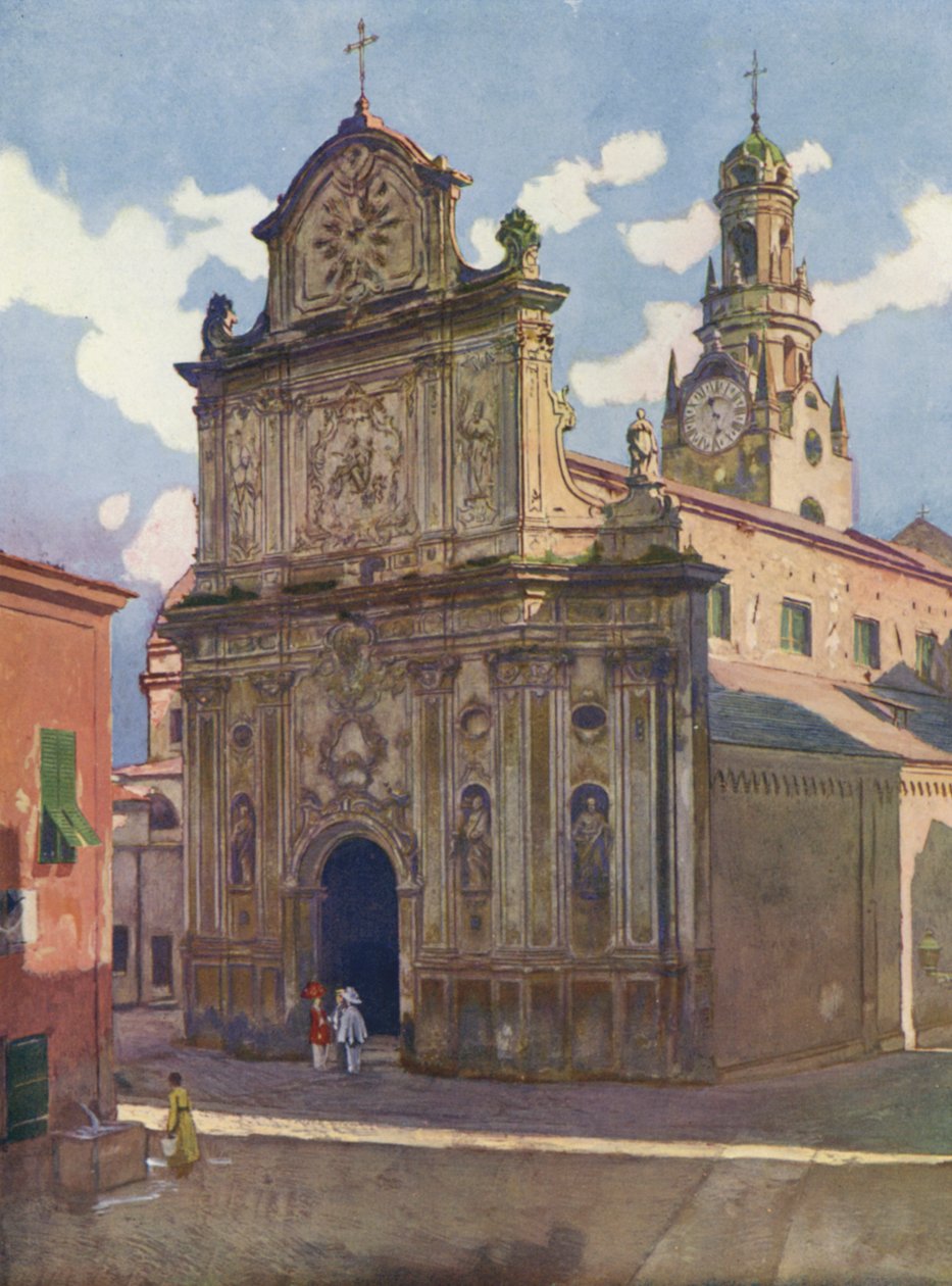 San-Remo, La Cathedrale (lithographie couleur) - European School