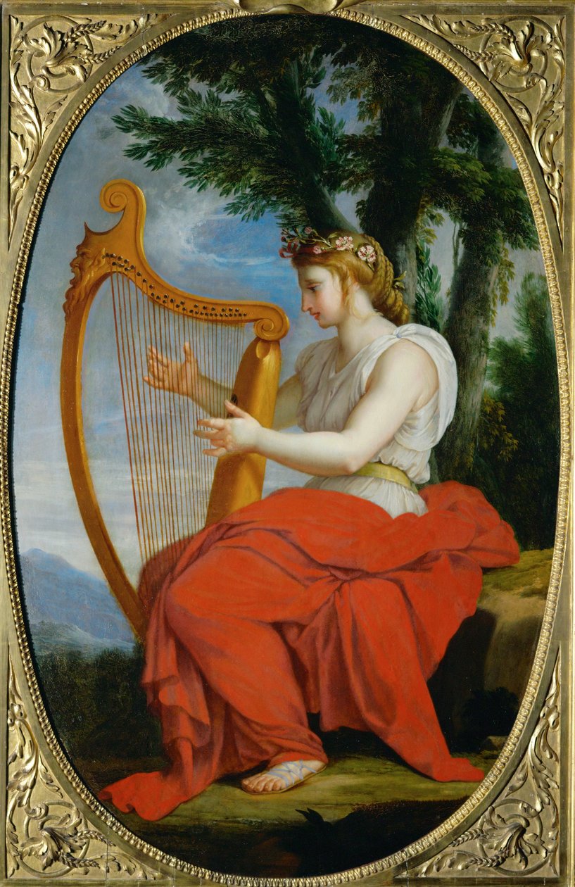 La muse Calliope ... - Eustache (studio of) Le Sueur