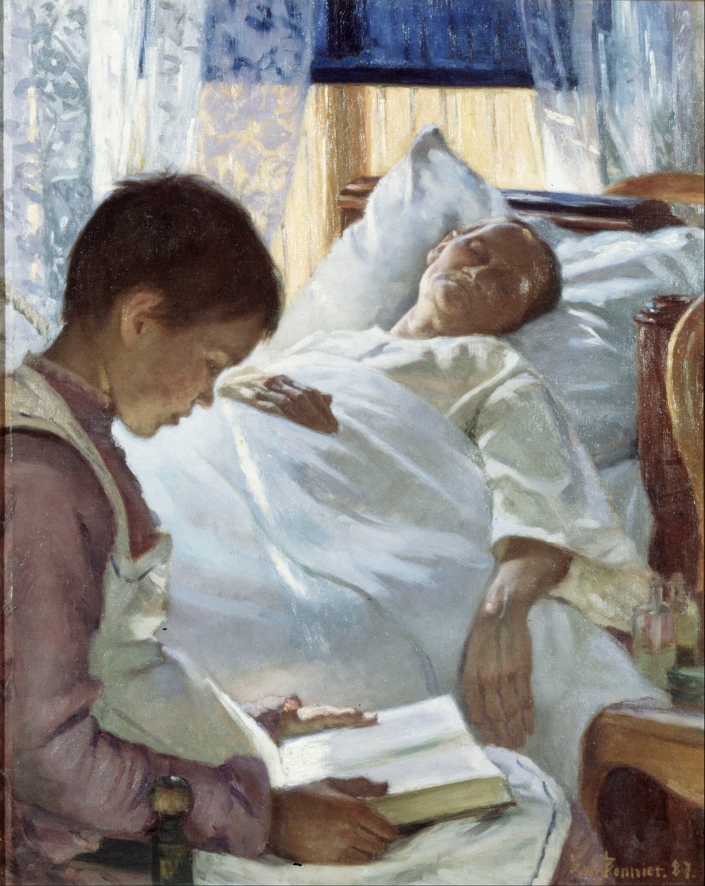 Réflexion en bleu - Eva Bonnier