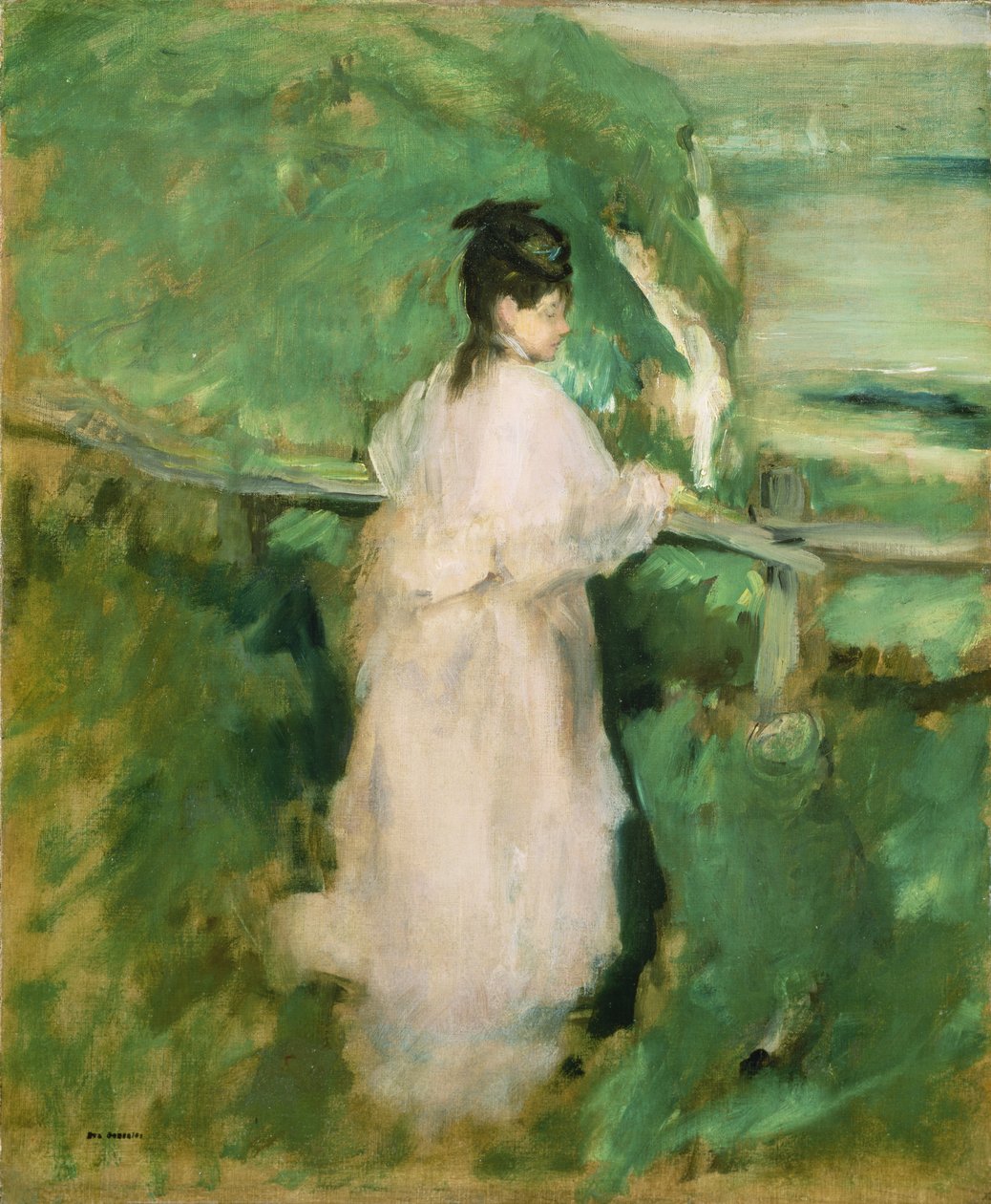 La Femme sur la Falaise - Eva Gonzalès