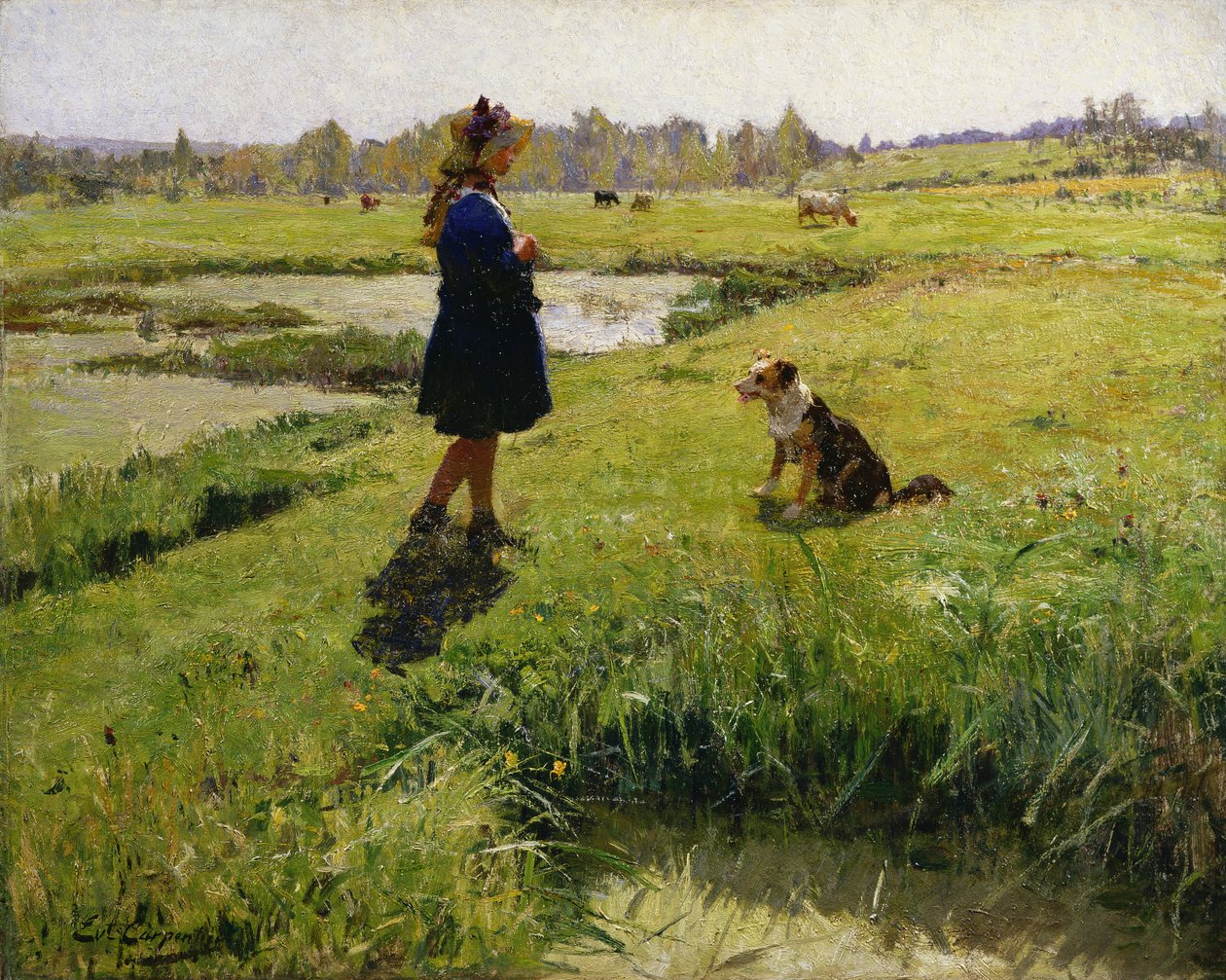 Une pause de midi - Evariste Carpentier