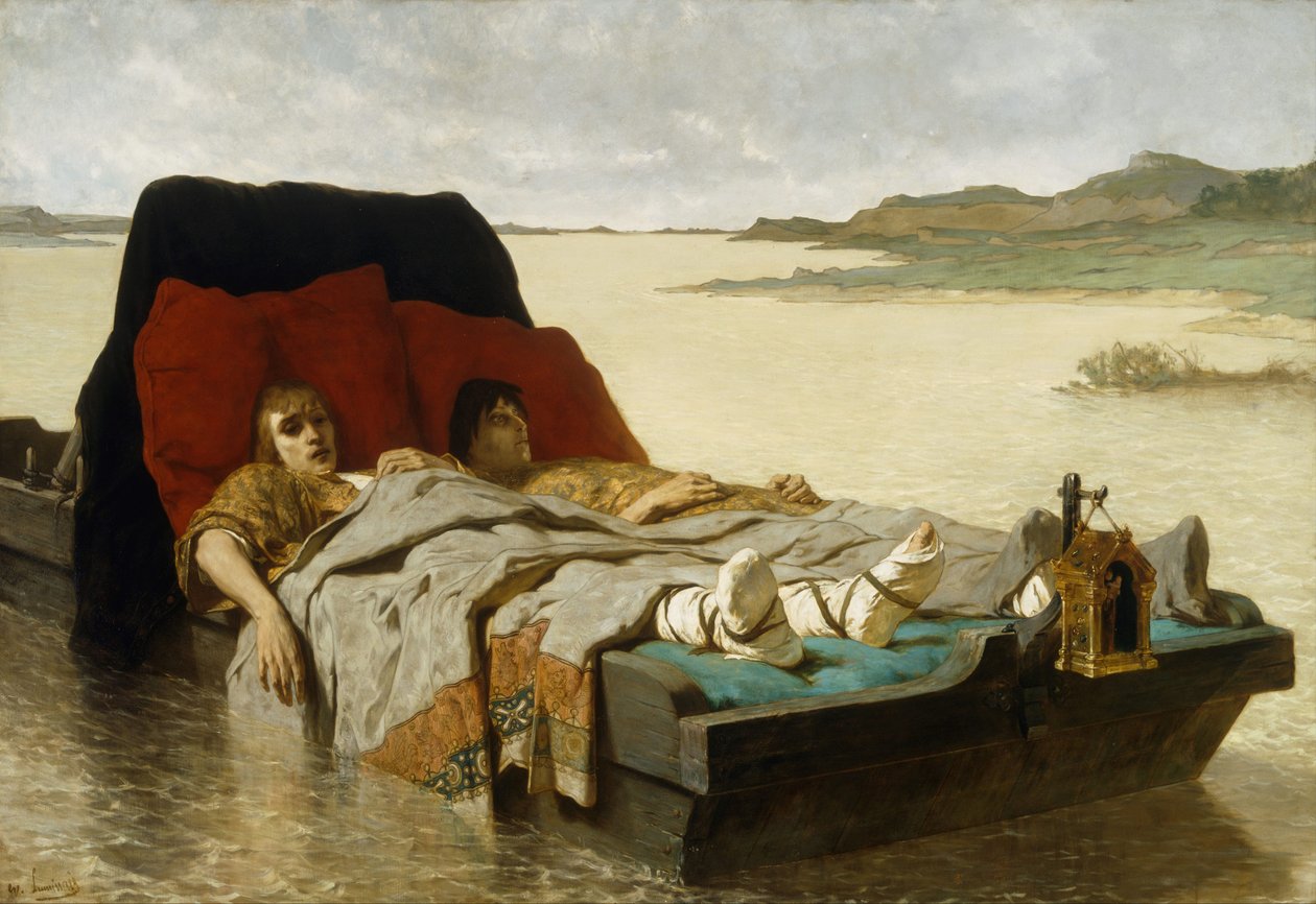 Les fils de Clovis II, 1880 - Evariste Vital Luminais