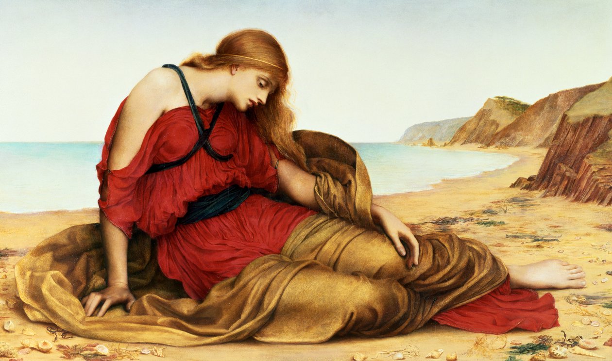 Ariane à Naxos, 1877 - Evelyn De Morgan