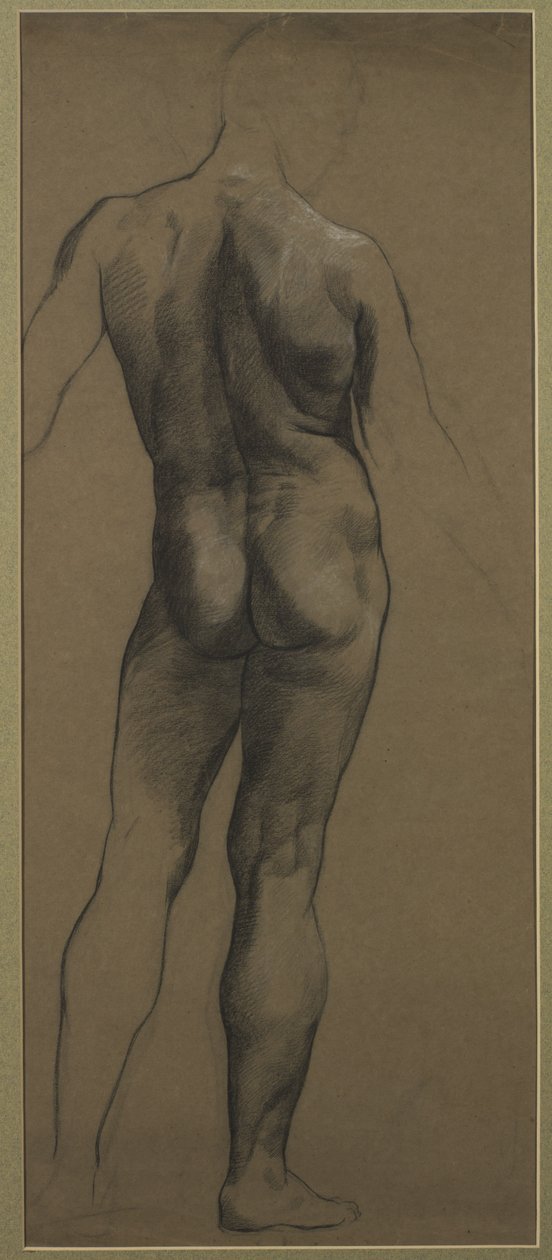 Étude de nu masculin - Evelyn De Morgan