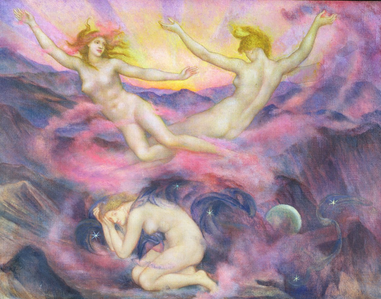 Nuit et aube - Evelyn De Morgan