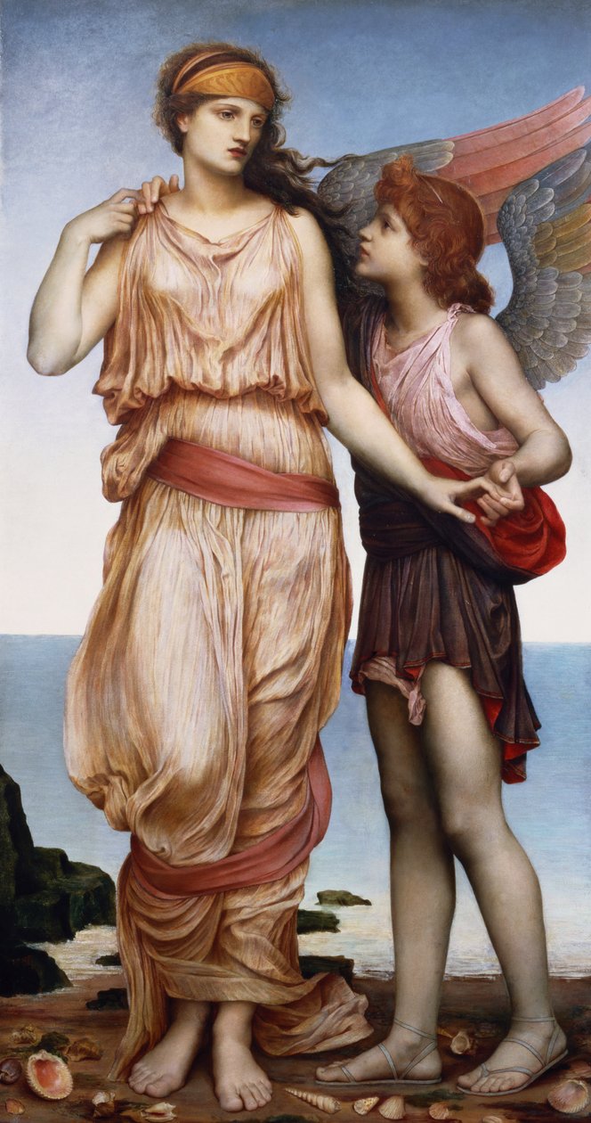 Vénus et Cupidon, 1878 - Evelyn De Morgan