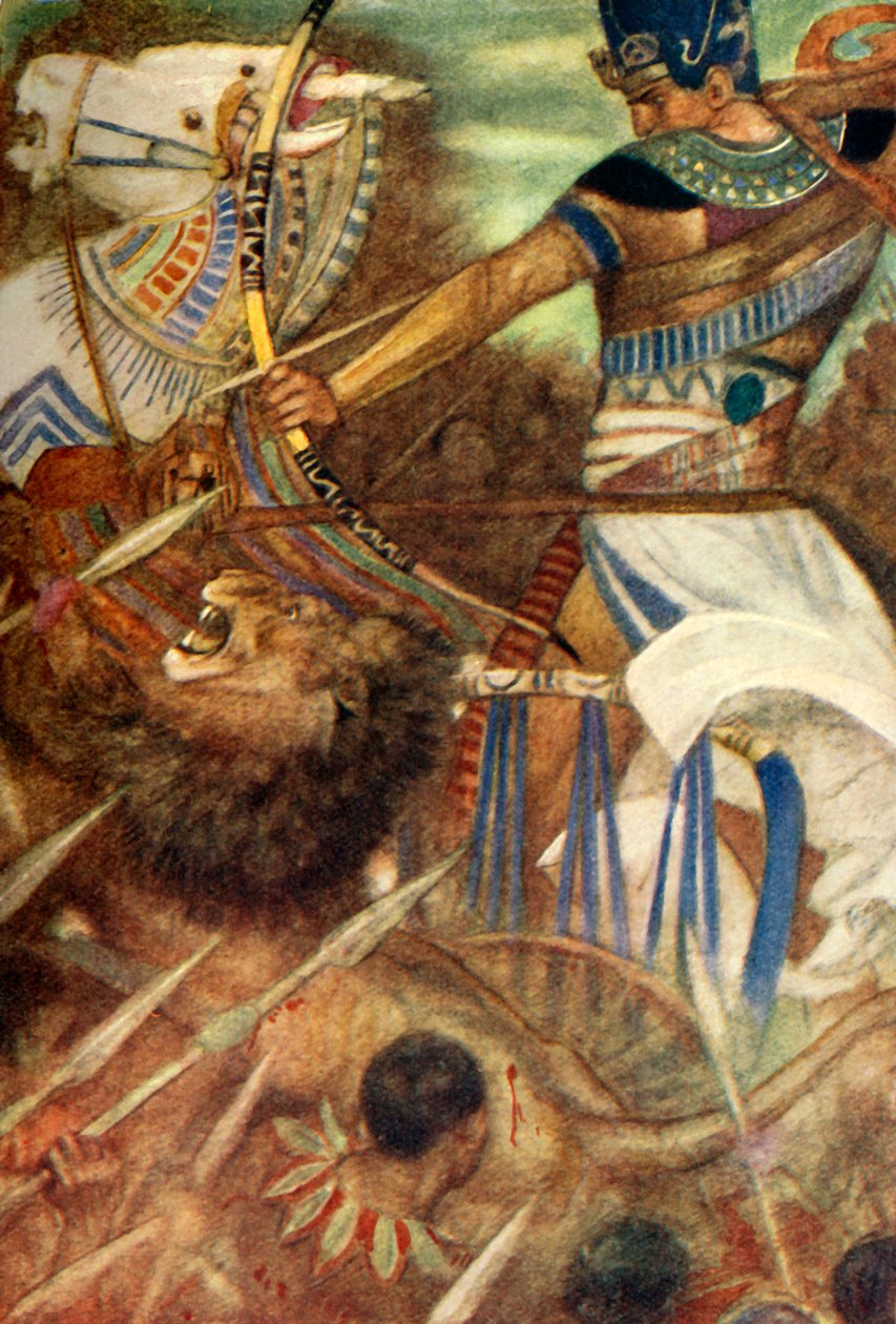 Ramsès II accompagné d