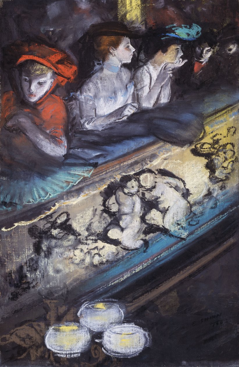 Dans la loge - Everett Shinn