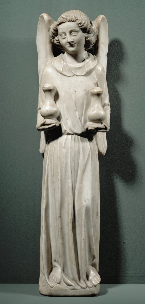 Ange avec deux burettes d