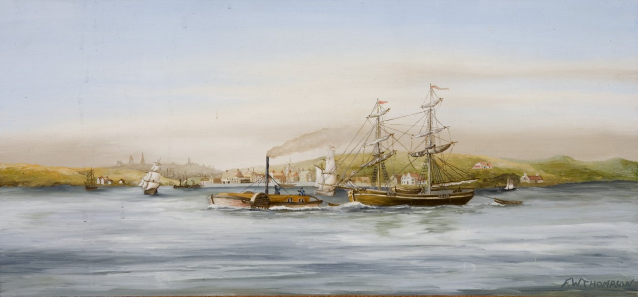 Paysage marin - F. W. Thompson