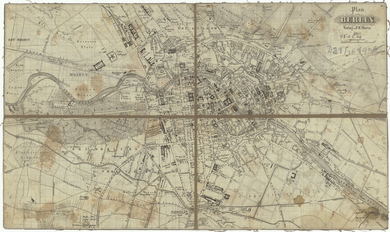 Plan de Berlin - F.H. Morin