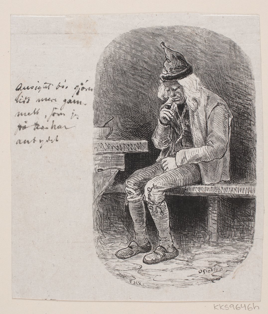 Illustration de "Le septième père dans la maison" - F. Hendriksen