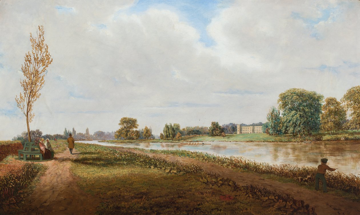 Syon House depuis la Tamise - F. Holt
