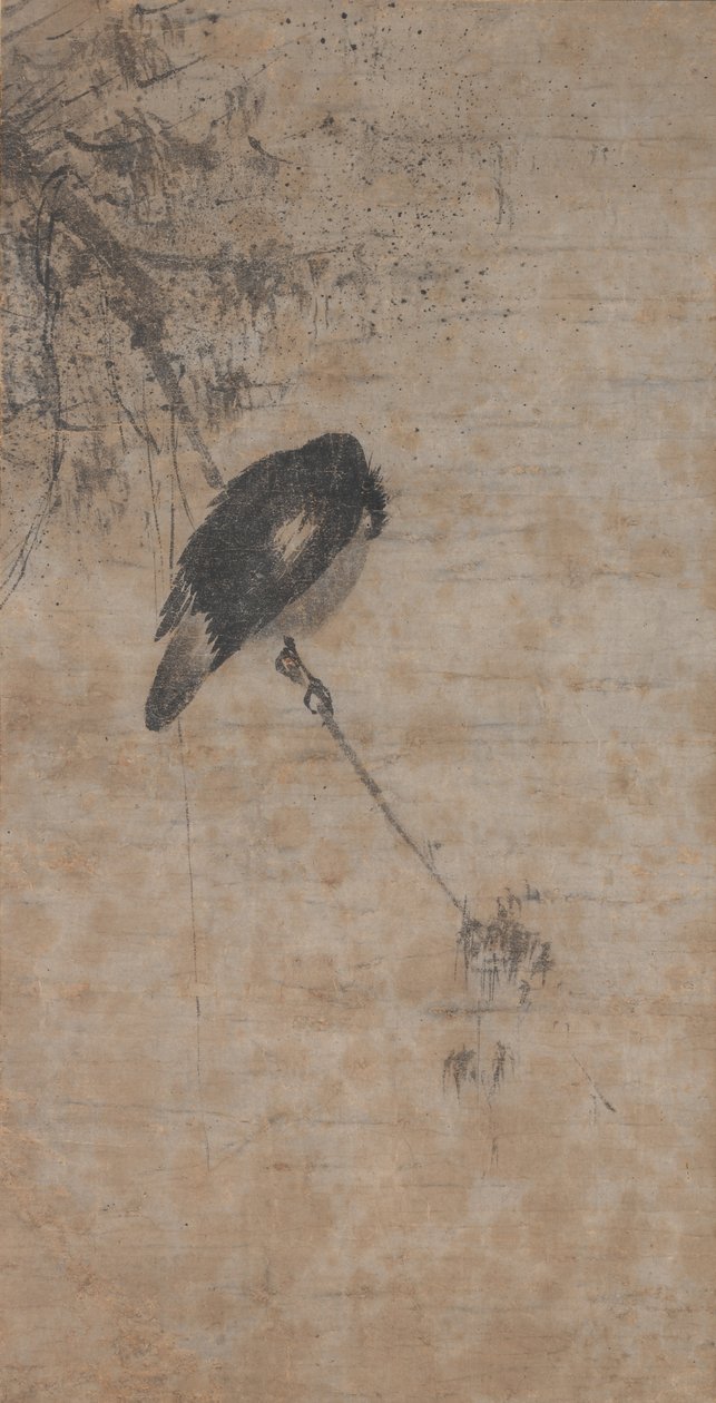 Saule et pie, milieu des années 1200 - Fachang Muqi
