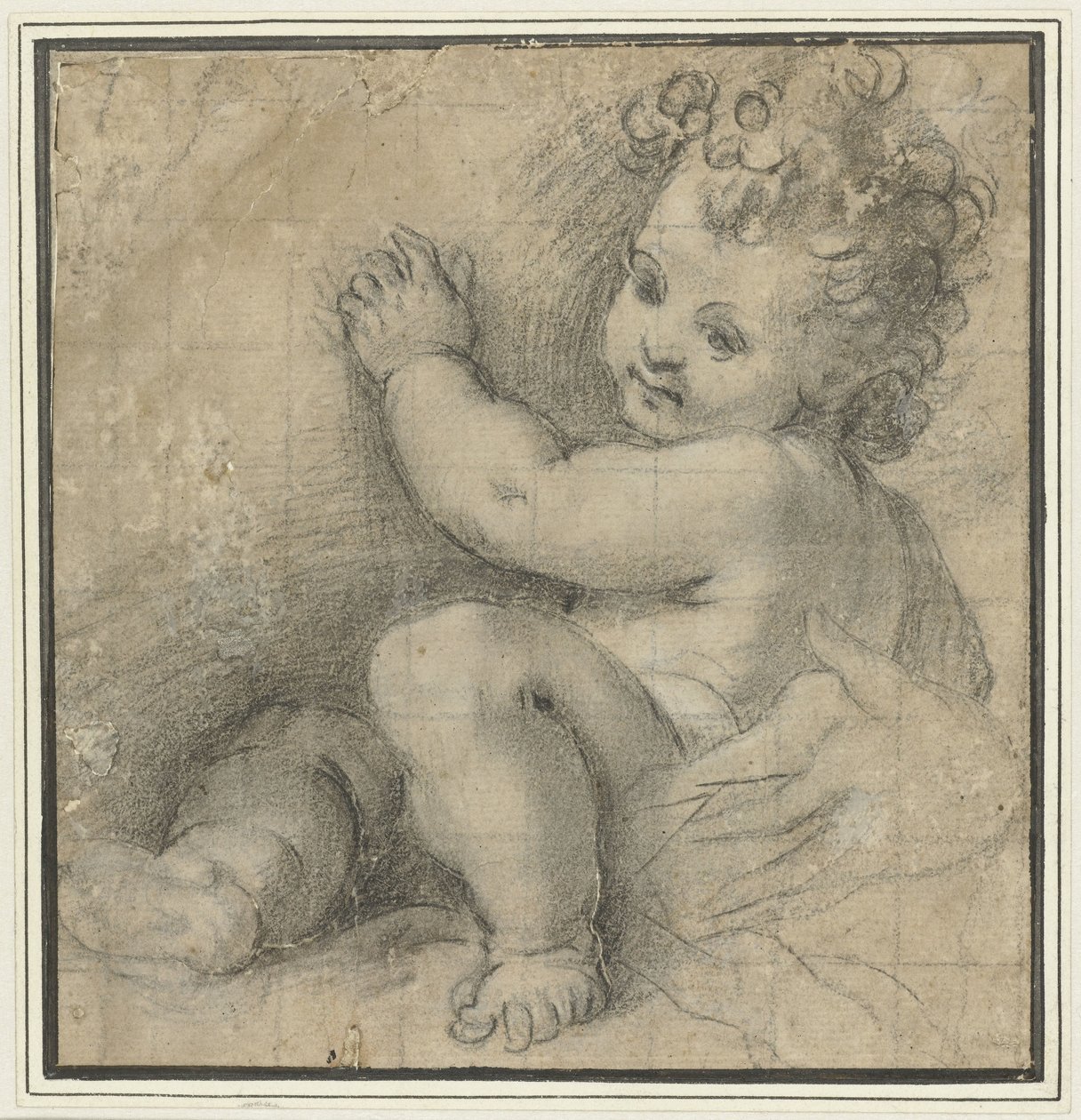 Enfant Jésus avec la main de Marie - Federico Barocci