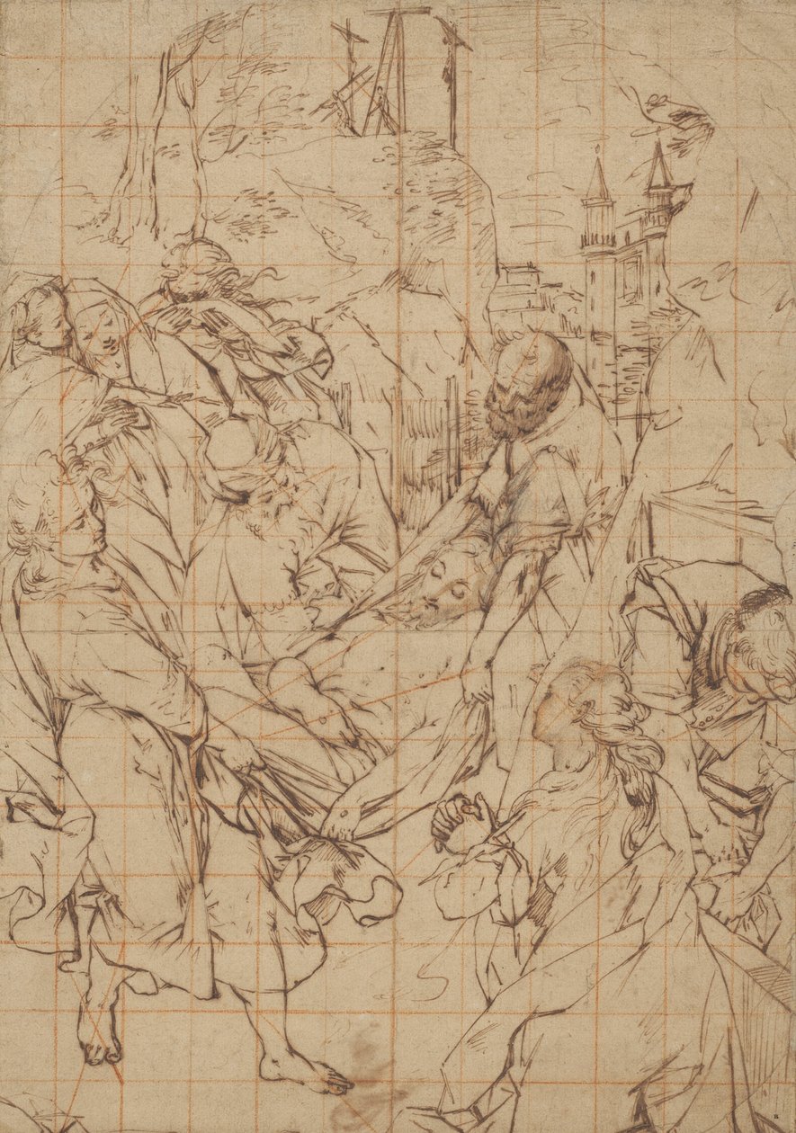 La mise au tombeau du Christ - Federico Barocci