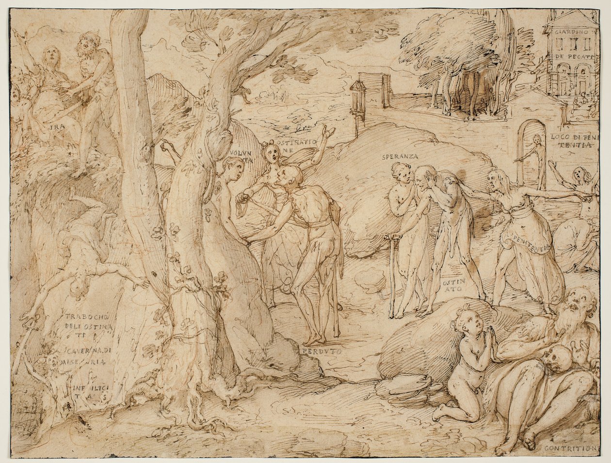 Le Jardin de la Pénitence - Federico Zuccaro