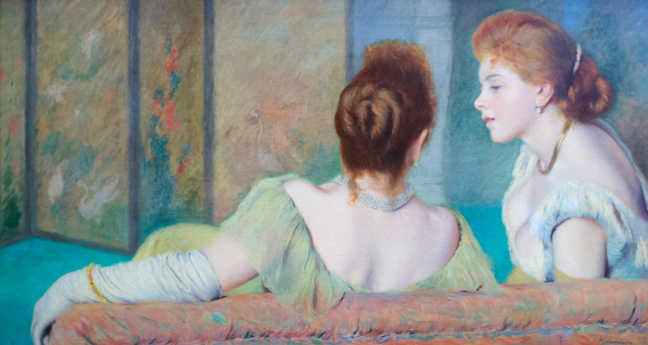 Sur le canapé - Federigo Zandomeneghi