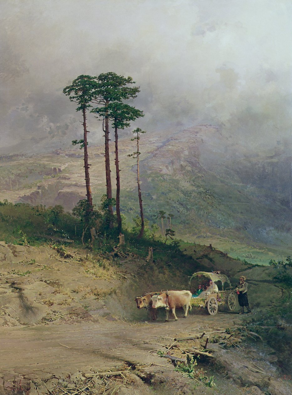 Dans les montagnes de Crimée, 1873 - Fedor Aleksandrovich Vasiliev