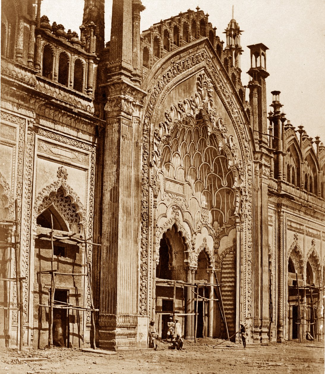 Porte de Summa Musjid, Lucknow - Felice Beato