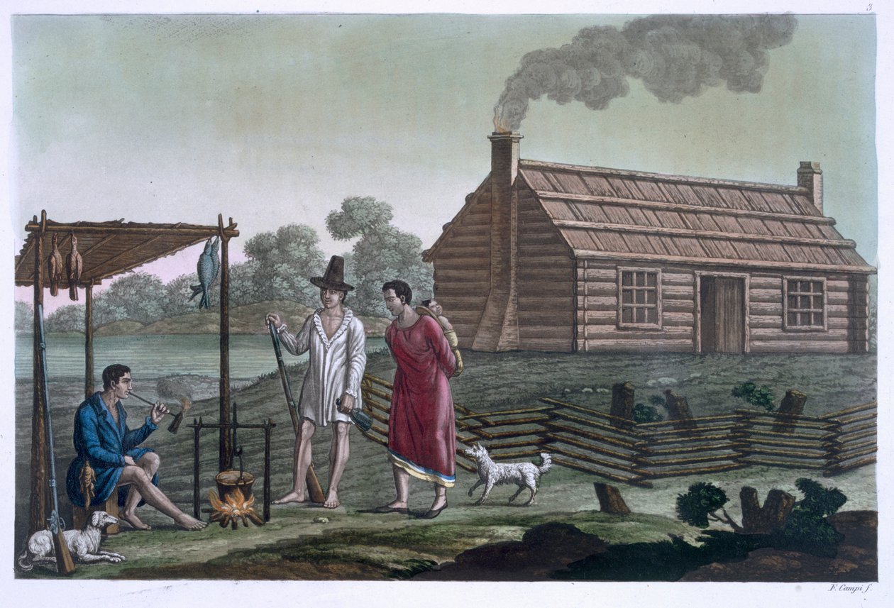 Installation Osage près de la rivière Missouri, de 